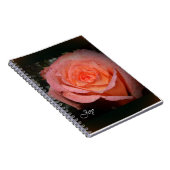 Rose des Freude-Notizbuches Notizblock (Rechte Seite)