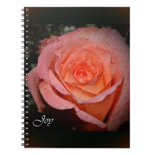 Rose des Freude-Notizbuches Notizblock (Vorderseite)