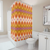 Rose des Friedens Ikat 4 Duschvorhang (Beispiel)