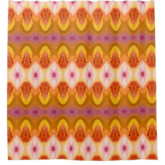Rose des Friedens Ikat 4 Duschvorhang (Vorderseite)