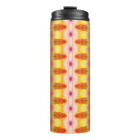 Rose des Friedens Ikat 5 Thermosbecher (Vorderseite)