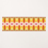 Rose des Friedens Ikat 5 Yogamatte (Vorderseite (Horizontal))