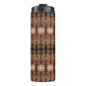 Rose des Friedens Ikat 6 Thermosbecher (Vorderseite)