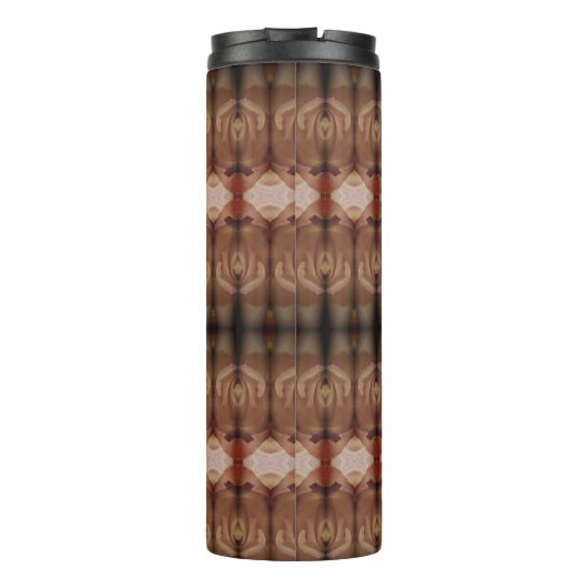 Rose des Friedens Ikat 6 Thermosbecher (Rückseite)