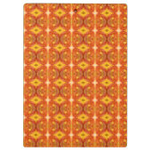 Rose des Friedens Ikat 8 Klemmbrett (Rückseite)