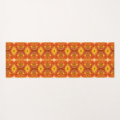 Rose des Friedens Ikat 8 Yogamatte (Rückseite (Horizontal))