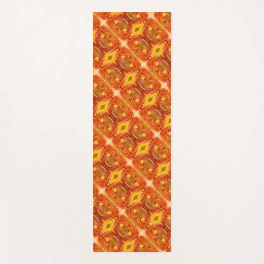 Rose des Friedens Ikat 8 Yogamatte (Vorderseite)