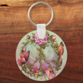 Rose des Friedens Schlüsselanhänger (Vorderseite)