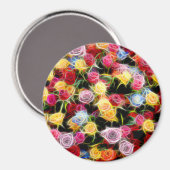 Rose des Gefühls Magnet (Vorderseite/Rückseite)