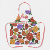 Rose des Heiligen und Unbefleckten Herzens Schürze (Vorderseite)