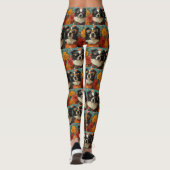 Rose des Herzens - Valentinstag Leggings (Rückseite)