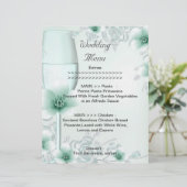 Rose des Hochzeitmenüs Minze Green Blossom (Stehend Vorderseite)