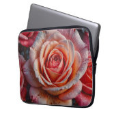 Rose des Hörens Laptopschutzhülle (Vorderseite Links)