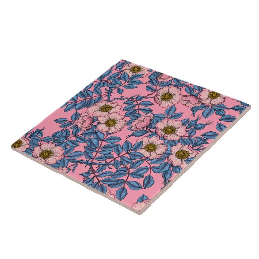 Rose des Hundes Fliese (Seite)