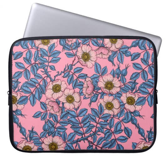 Rose des Hundes Laptopschutzhülle (Vorderseite)