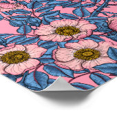 Rose des Hundes Poster (Ecke)