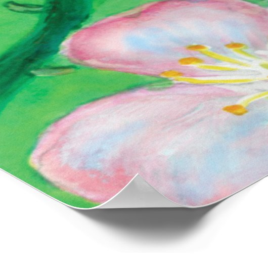 Rose des Hundes (Rosa Canina) Poster (Ecke)