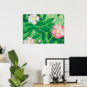 Rose des Hundes (Rosa Canina) Poster (Heimbüro)