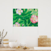 Rose des Hundes (Rosa Canina) Poster (Küche)