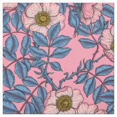 Rose des Hundes Stoff (Muster)