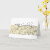 Rose des italienischen Beileids - sentite condogli Karte (Gelbe Blume)