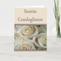 Rose des italienischen Beileids - sentite condogli
