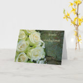 Rose des italienischen Beileids - sentite condogli Karte (Gelbe Blume)