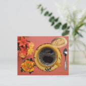 Rose des Kaffeelöffels Postkarte (Stehend Vorderseite)