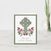 Rose des katholischen Kelten Dankeskarte (Vorderseite)