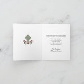 Rose des katholischen Kelten Dankeskarte (Innenseite)