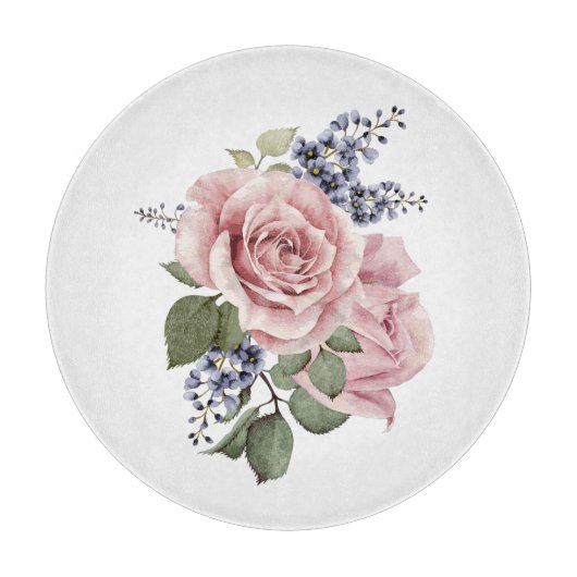 Rose des Landes Schneidebrett (Vorderseite)