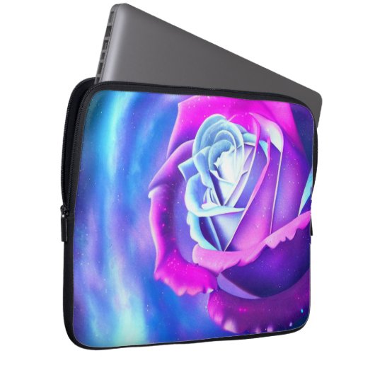 Rose des Laptop-Case Laptopschutzhülle (Vorne Rechts)