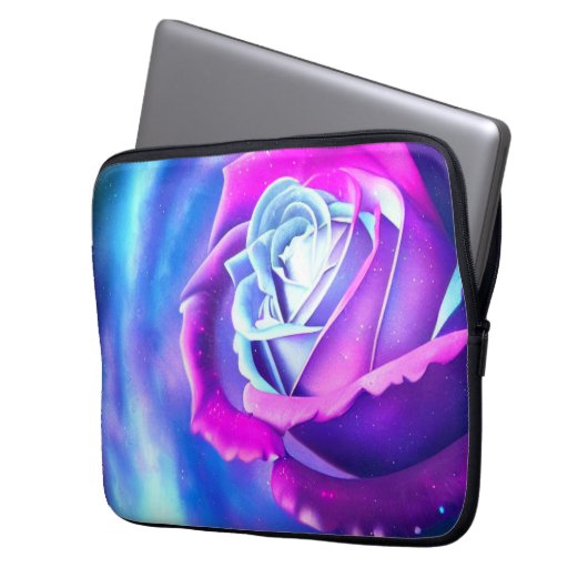 Rose des Laptop-Case Laptopschutzhülle (Vorderseite Links)