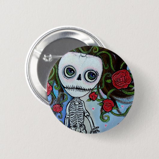 Rose des Meeres Button (Vorne & Hinten)