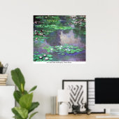 Rose des Meeres Wasserlandschaft von Claude Monet Poster (Heimbüro)