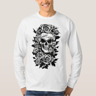 Rose des menschlichen Schädels erhalten Original-T T-Shirt
