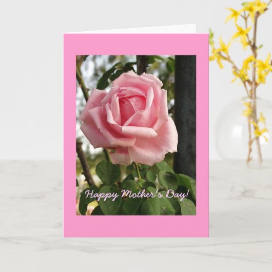 "Rose des Muttertags" Karte (Gelbe Blume)