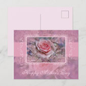Rose des Muttertags Postkarte (Vorne/Hinten)