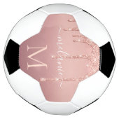 Rose des Namens für den Gold-Fußballball anpassen Fußball (Gedreht)