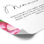 Rose des Peony - Erinnerungen mit der Braut Poster (Ecke)