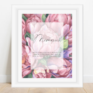 Rose des Peony - Erinnerungen mit der Braut Poster