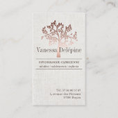 Rose des Psychologen Terminkarte (Vorderseite)