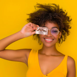 Rose des QRCode-Logos für Körperpflege Rosa Visitenkarte