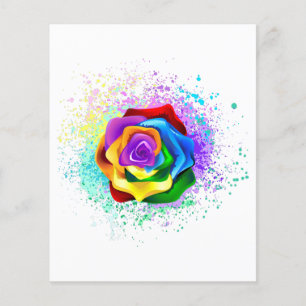 Rose des Regenbogens