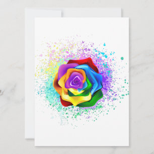 Rose des Regenbogens