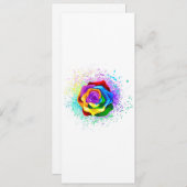 Rose des Regenbogens Ankündigung (Vorne/Hinten)