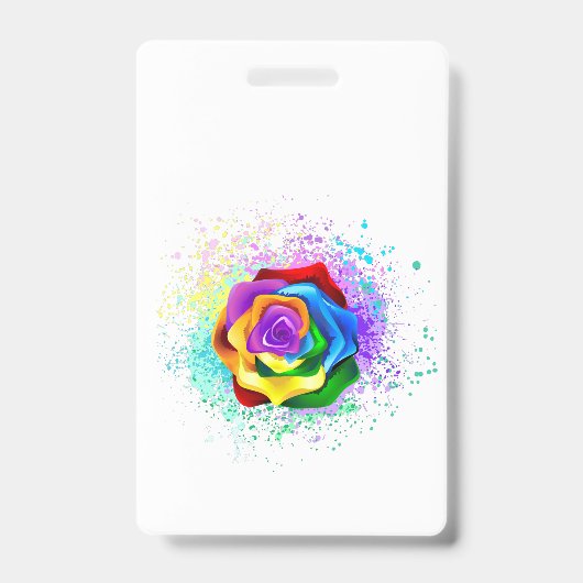 Rose des Regenbogens Ausweis (Vorderseite)