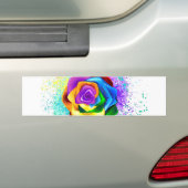 Rose des Regenbogens Autoaufkleber (Auf Auto)