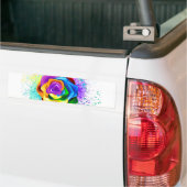 Rose des Regenbogens Autoaufkleber (Auf Lkw)