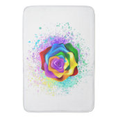 Rose des Regenbogens Badematte (Vorderseite Vertikal)